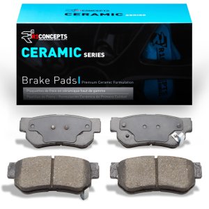 Hyundai Santa Fe Brake Pads - Rear - R1 Concepts - Ceramic - `99-`10